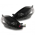PHARES DRL DIURNES NOIRS GRANDE PUNTO ELECTRIQUES (00352)