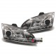 PHARES CHROMES FEUX DE JOUR LED FORD FOCUS 2 2004-2008 (Z00346)