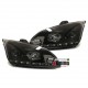 PHARES NOIRS FEUX DE JOUR LED FORD FOCUS 2 2004-2008 (Z02931)