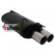 POT ECHAPPEMENT SPORT MERCEDES CLK W208 A208 2x90mm RL-DESIGN (18275)