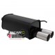 POT ECHAPPEMENT SILENCIEUX SPORT MERCEDES CLASSE C W203 S203 2x76 mm RL-DESIGN (18282)