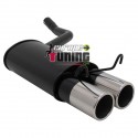 POT ECHAPPEMENT SPORT MERCEDES W201 88-93  2x90mm SPEED (18263)