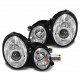 PHARES ANNEAUX LED ANGEL EYES CHROM MERCEDES CLK W208 (00809)