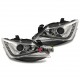 PHARES AVANTS CHROME LED FEUX DE JOUR SEAT IBIZA 6J 2012-2015 (04051)