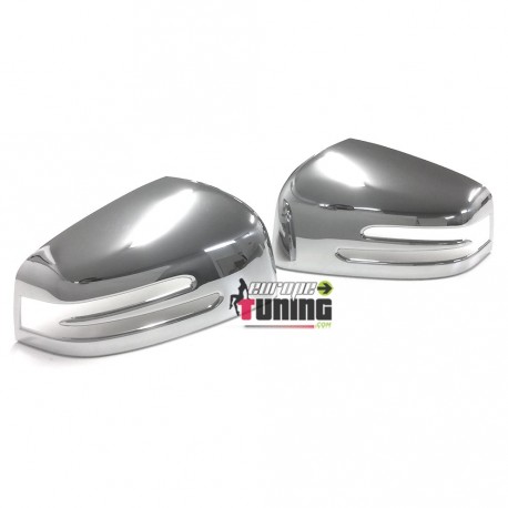 COUVRES COQUES DE RETROVISEURS W166 W463 CHROM (04055)