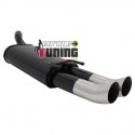POT ECHAPPEMENT SPORT TIGRA  2x76mm DTM (18199)