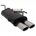POT ECHAPPEMENT SPORT OPEL VECTRA B 2x85/58mm RACE (18461)