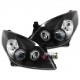 PHARES FEUX AVANTS ANGEL EYES LED NOIR OPEL VECTRA C 2005-2008 PH2 (14070)