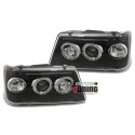 PHARES ANGEL EYES NOIRS double ring PEUGEOT 205 (12019)