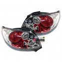 FEUX TUNING LEXUS CHROM PEUGEOT 206 CC (11051)