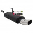 POT ECHAPPEMENT SPORT PEUGEOT 206 2x76mm PERF (18300)