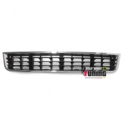  Grille Pare Chocs central AUDI A4. noir. avec cadre chromé 