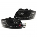 PHARES DE JOUR DRL A6 NOIRS 01-04 (04077)