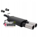 POT ECHAPPEMENT SPORT PEUGEOT 307 2x76mm CUP (18504)