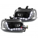 PHARES DEVIL EYES NOIRS RENAULT CLIO 1 (x13557)