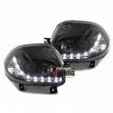 PHARES DEVIL EYES NOIRS RENAULT CLIO 2 (13638)