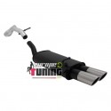 POT ECHAPPEMENT SPORT LEON 1M 2x76mm SPEED (18434)