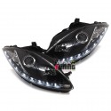 PHARES DEVIL EYES SEAT LEON 09-12 NOIRS (03728)