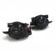 2 ANTI BROUILLARDS SPORT FUMES NOIRS BMW SERIE 3 E90 & E91 PHASES 1 05-08 (04326)