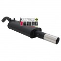 POT ECHAPPEMENT SPORT 1x76mm GOLF 2 ROND (18212)