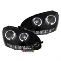 FEUX AVANTS ANGEL EYES TUNING NOIRS GOLF 5 (12361)