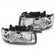 PHARES AVANTS FEUX GLACE LISSE VOLKSWAGEN VW POLO 6N 1994-1999 (13477)