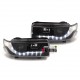 PHARES AVANTS NOIRS FEUX LED DEVIL EYES VW PASSAT B4 1993-1997 (Z13642)