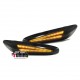 REPETITEURS CLIGNOTANTS LEDS NOIRS BMW E81 E82 E87 E88 E90 E91 E92 E93 X1 (03993)