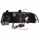 PHARES DEVIL EYES TUNING NOIRS AUDI A4 PH2 99-2001 (02163)