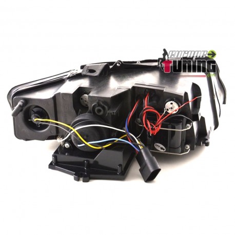 PHARES ANGEL EYES CCFL AUDI A4 NOIRS 8E ap 2001 (00596)
