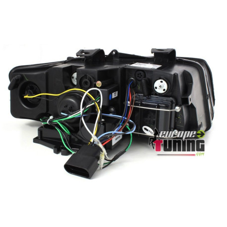 PHARES DEVIL EYES AUDI A4 CHROM 8E ap 2001 (00392)