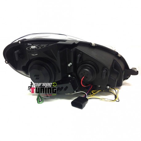 FEUX PHARES AVANTS CHROM LIGHTBAR LED MERCEDES CLASSE C W204 2011-2014 (04503)