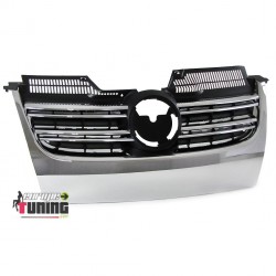 CALANDRE SPORT NOIRE CHROME LOOK R32 POUR VW VOLKSWAGEN GOLF 5 GT et GTI (00523)