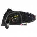 FEUX ROUGES NOIRS CRISTAL PEUGEOT 206 (00931)
