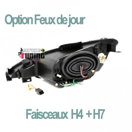 PHARES NOIRS DE JOUR DIURNES DRL 206 (02824)