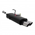 POT ECHAPPEMENT SPORT PEUGEOT 206 2x76mm DRAG (18297)