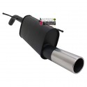 POT ECHAPPEMENT SILENCIEUX SPORT PEUGEOT 207 1x90mm (18302)
