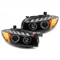PHARES ANGEL DEVIL EYES NOIRS BMW SERIE 1 E81 / E82 / E87 / E88﻿ (04205)