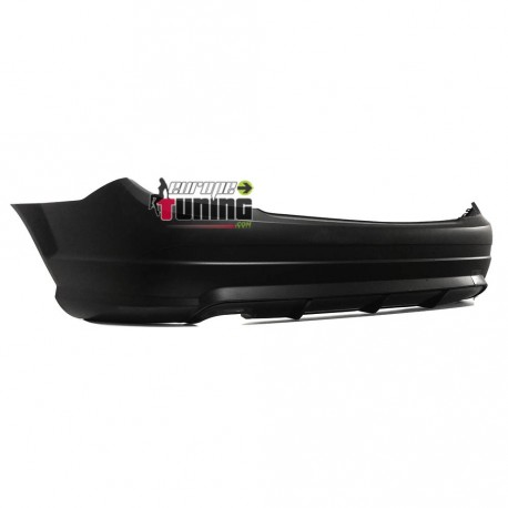 PARE CHOCS ARRIERE SIMPLE SORTIE MERCEDES CLASSE C W204 LOOK AMG (007756)