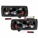 Paire de feux Cristal / Rouge BMW E30 phase 2 (13583)