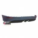 PARE CHOC ARRIERE SPORT DOUBLE SORTIE LOOK R32 VW VOLKSWAGEN GOLF 5 (04630)