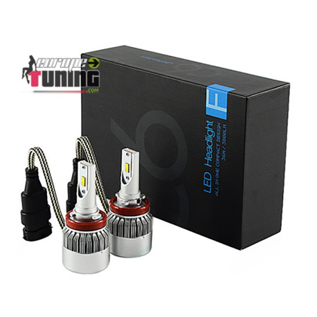 2 AMPOULES LEDS H11 36W 6000K 3800LM HOMOLOGUEES (04639)