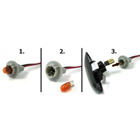 REPETITEURS LED CHROM BMW E46 2001-2005 ET E60 (00837)