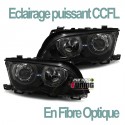 PHARES CCFL ANGEL EYES NOIRS BMW E46 2001-2005 (03631)