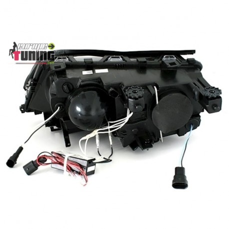 PHARES CCFL ANGEL EYES NOIRS BMW E46 2001-2005 (03631)