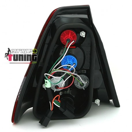 FEUX TUNING ROUGES NOIRS BMW E46 COMPACT (03516)