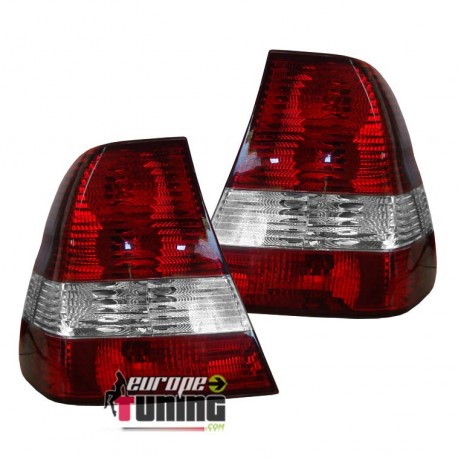 FEUX TUNING ROUGES CRISTAL BMW E46 COMPACT (002867)