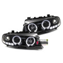 PHARES ANGEL EYES NOIRS BMW E46 coupé / cabrio 99-03 (00945)