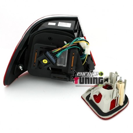 FEUX LED ROUGES FUMES BMW E46 COUPE 03-05 (04201)