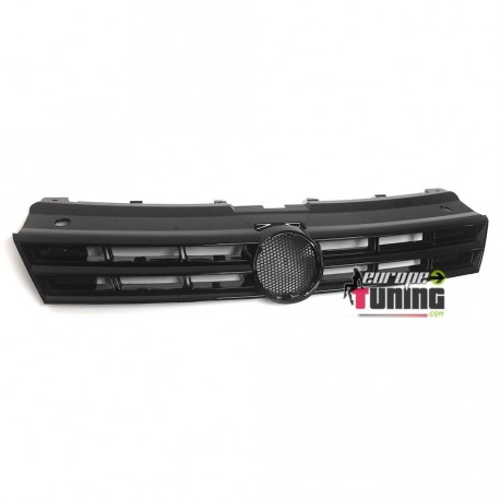 GRILLE CALANDRE NOIRE LOOK R LINE POUR VOLKSWAGEN VW POLO 6R et 6C (04693)